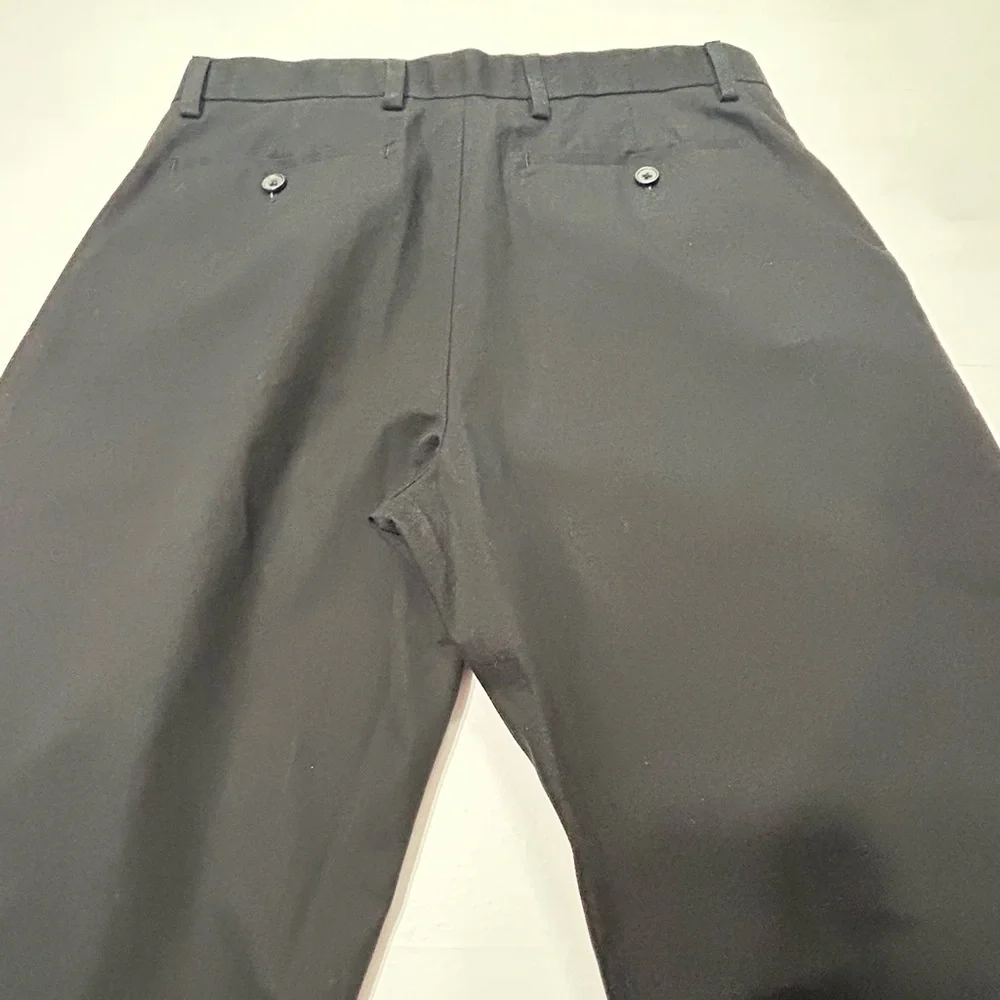 Banana republic men’s non-iron‎ tailored fit pants, size 33/30 black
